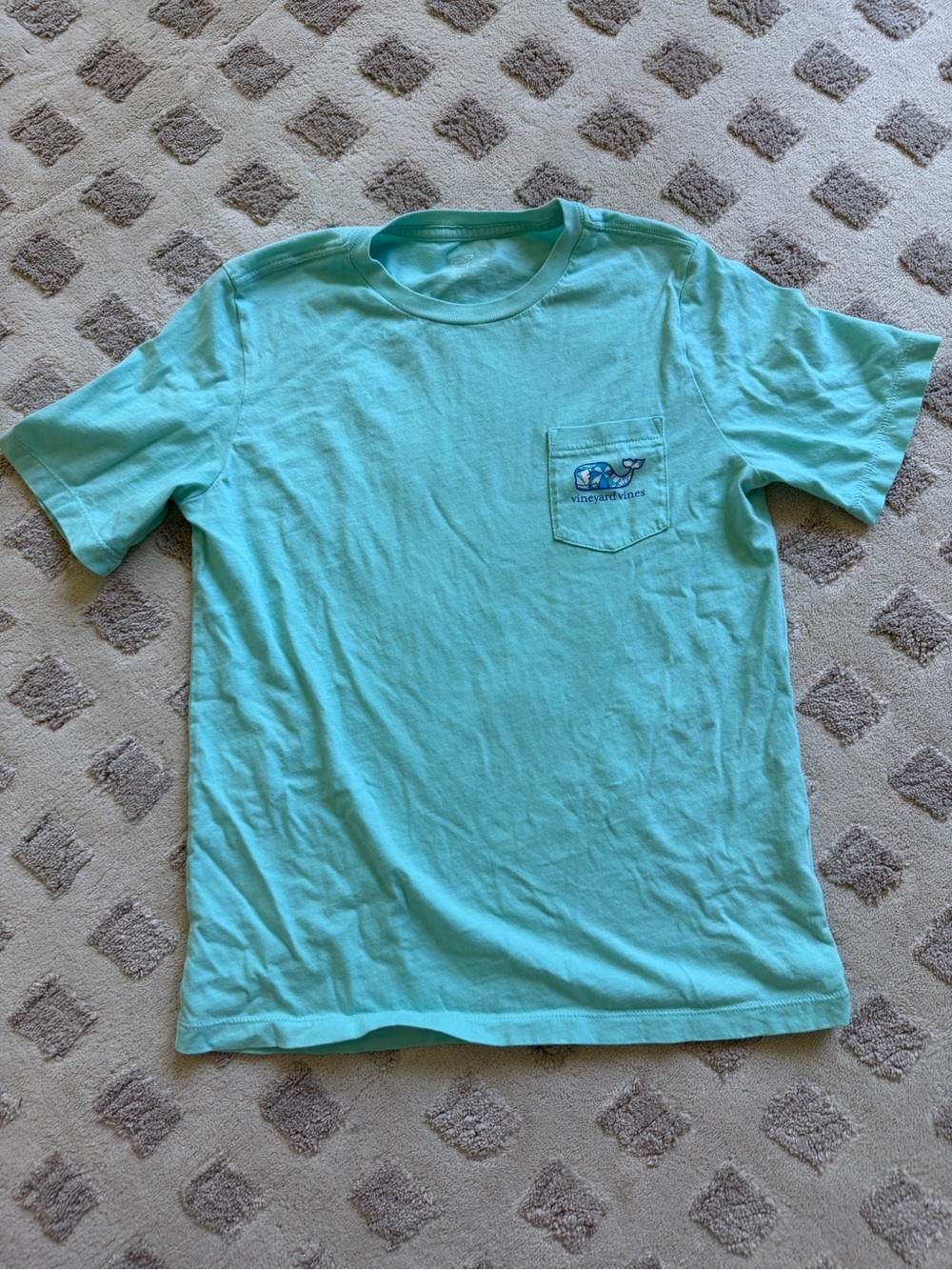 Vineyard Vines Pocket T‑Shirt in Mint Green